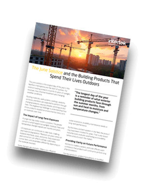 Intertek Insight: The June Solstice and the Building Products That Spend Their Lives Outdoors