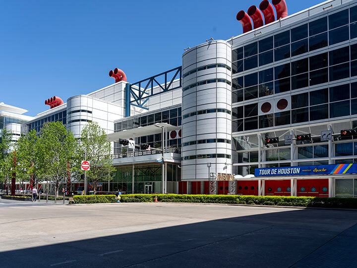 Street view of George R. Brown Convention Center in Houston, TX